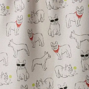 FRENCHIE FROLIC TEA TOWEL
