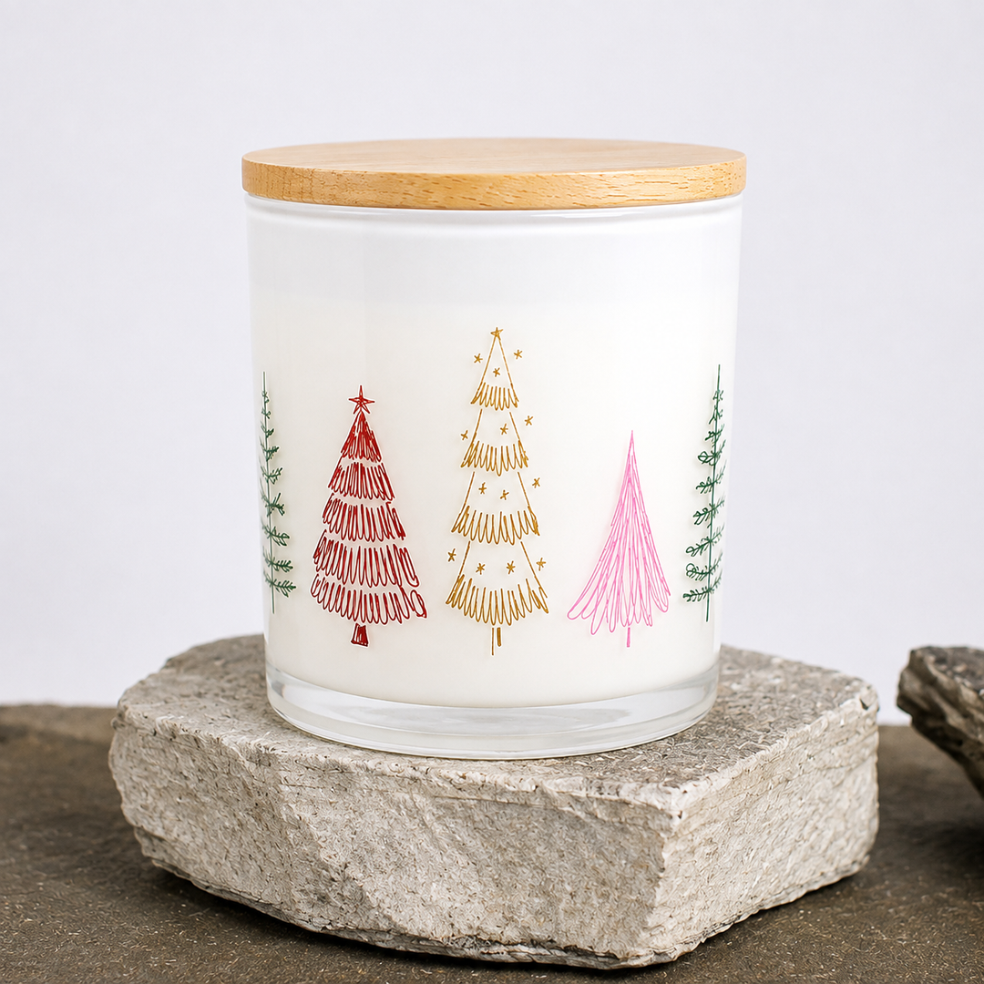 FESTIVE TREE WRAP CANDLE