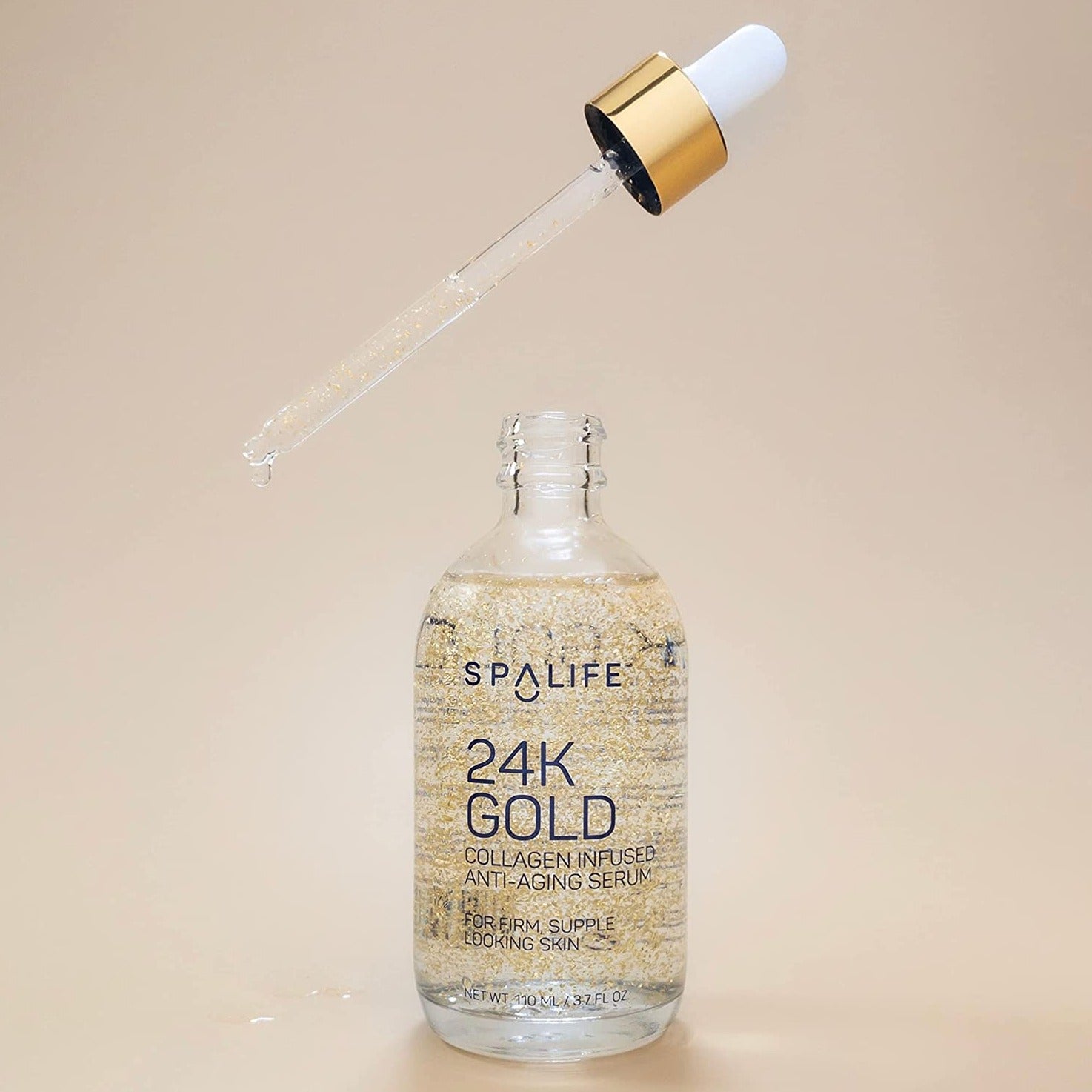GOLD 24K COLLAGEN INFUSED ANTI-AGING SERUM – Unplug Soy Candles