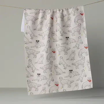GOLDEN GANG TEA TOWEL
