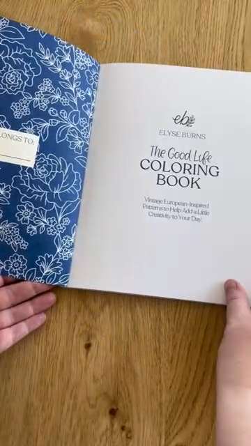 THE GOOD LIFE COLORING BOOK