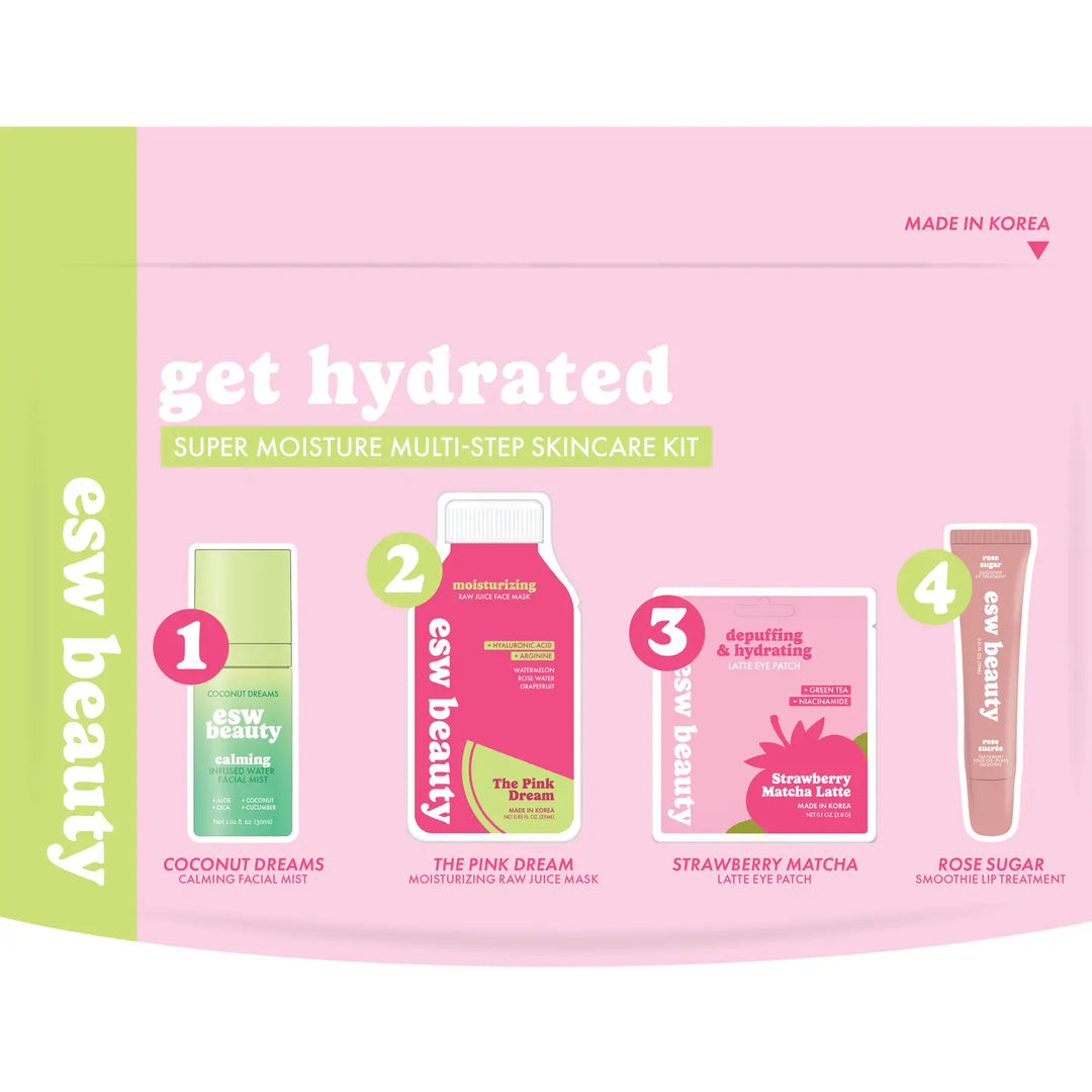 GET HYDRATED SUPER MOISTURE MULTI-STEP SKIN KIT