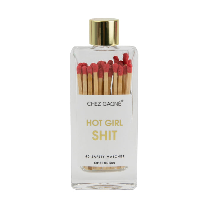 CHEZ GAGNE GLASS BOTTLE MATCHES