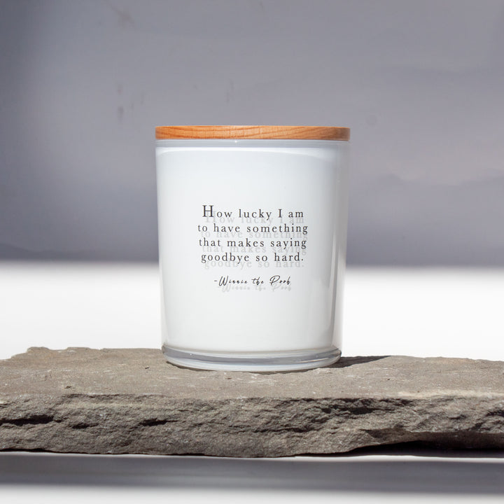 HOW LUCKY I AM CANDLE