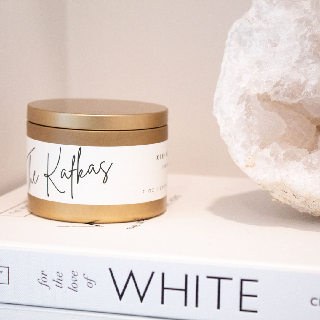 THE SIGNATURE CUSTOM WEDDING MATTE TINS -BULK BUY