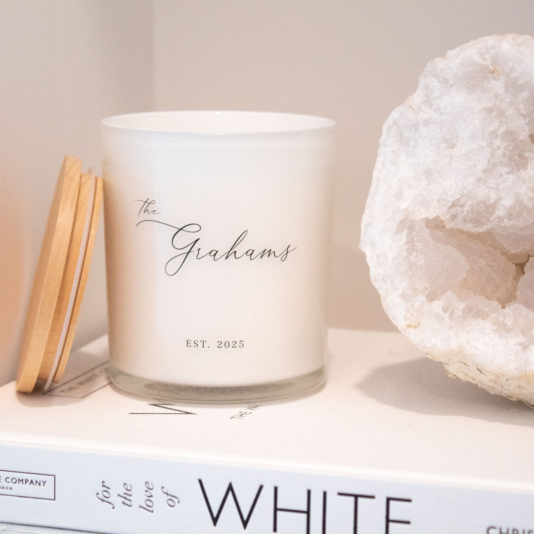 CLASSIC CUSTOM WEDDING CANDLE