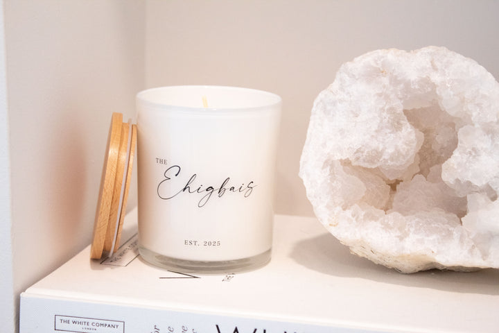 MODERN CUSTOM WEDDING CANDLE