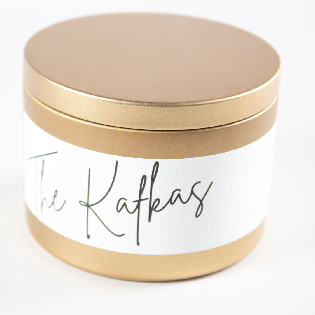 THE SIGNATURE CUSTOM WEDDING MATTE TINS -BULK BUY