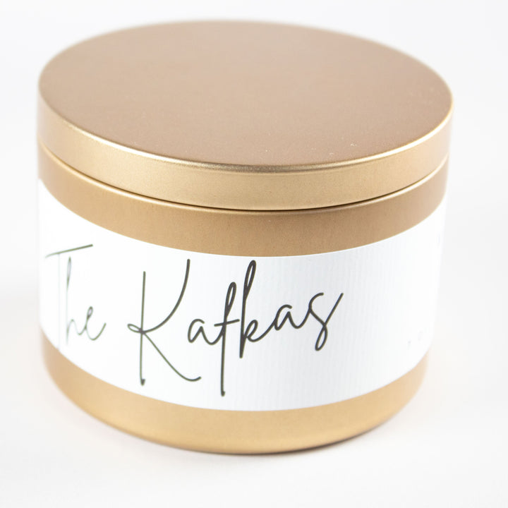 THE SIGNATURE CUSTOM WEDDING MATTE TINS -BULK BUY