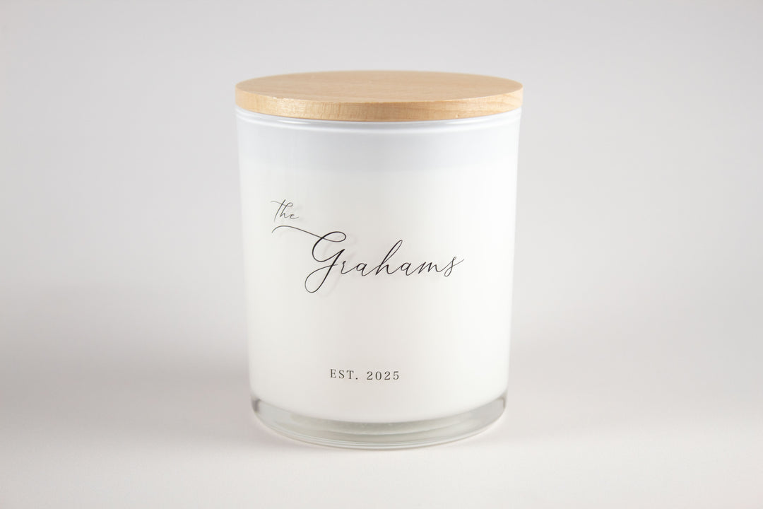 CLASSIC CUSTOM WEDDING CANDLE