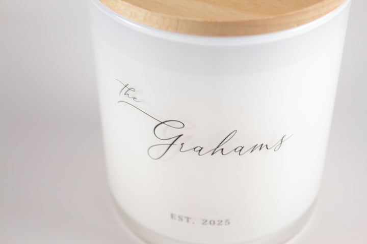 CLASSIC CUSTOM WEDDING CANDLE