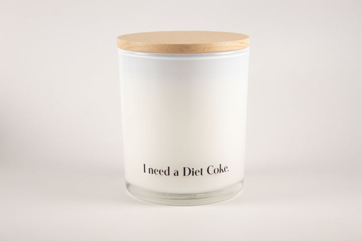 I NEED A DIET COKE CANDLE