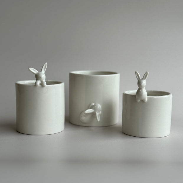 bunny trio pots