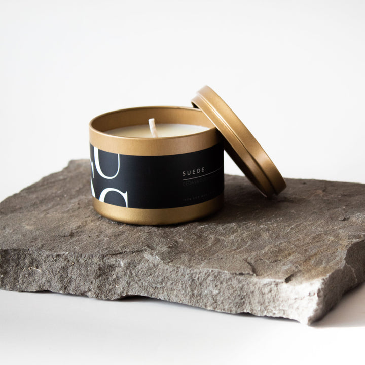 MATTE GOLD TIN CANDLE
