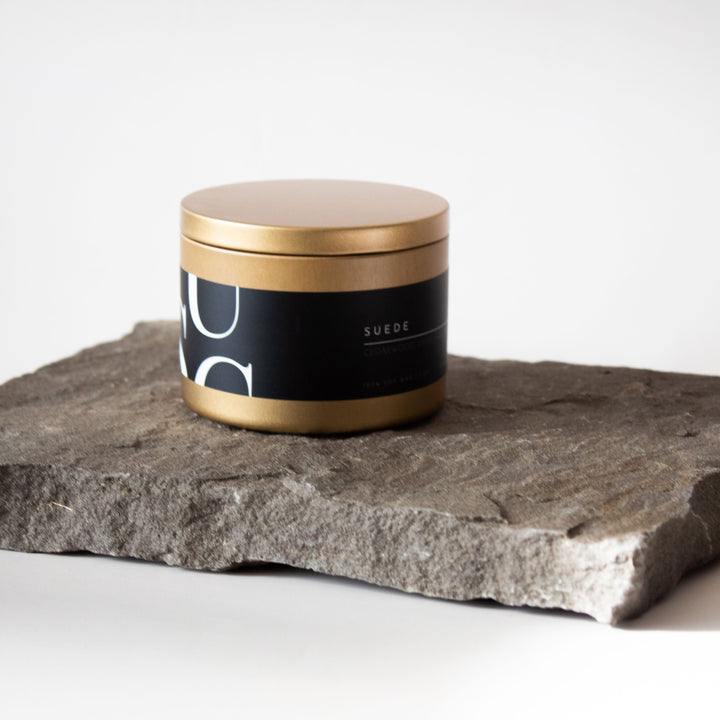 MATTE GOLD TIN CANDLE