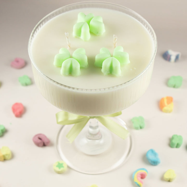 LUCKY CHARMS MARTINI CANDLE