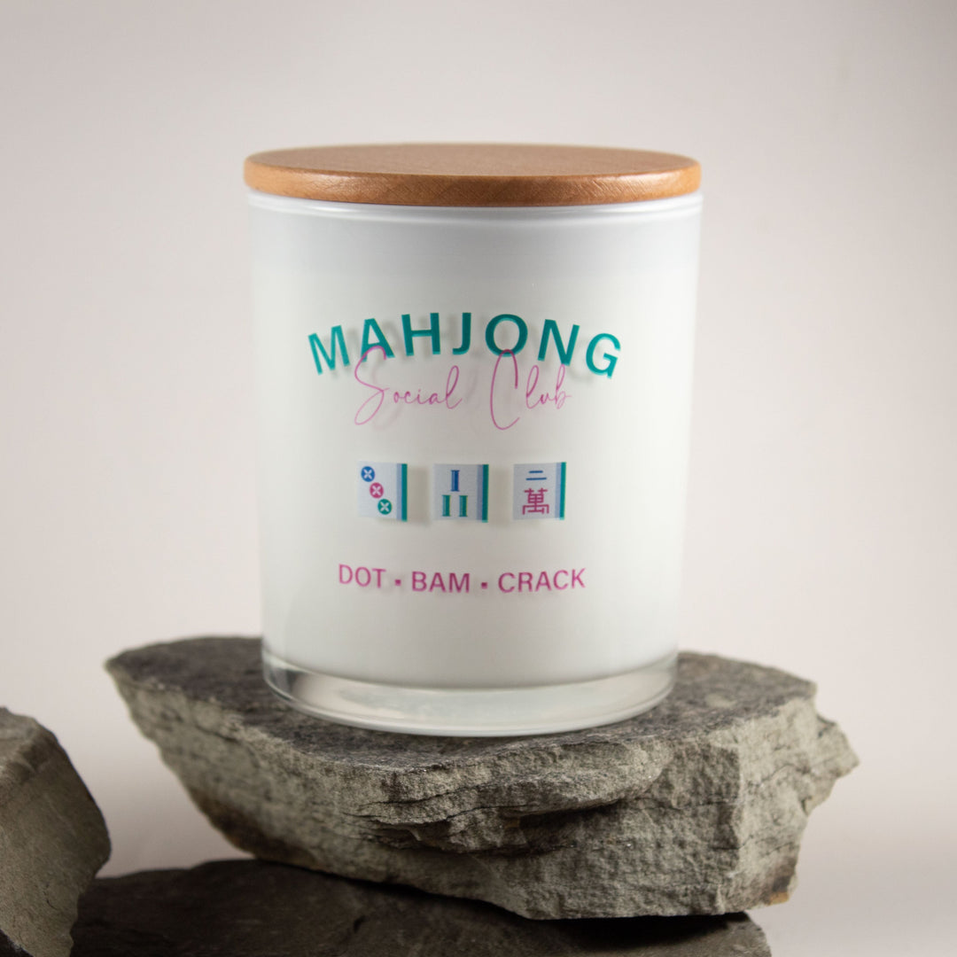 MAHJONG SOCIAL CLUB PRINTED CANDLE