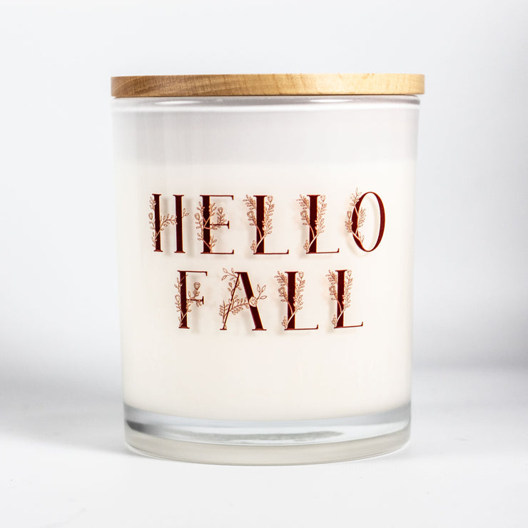 HELLO FALL CANDLE