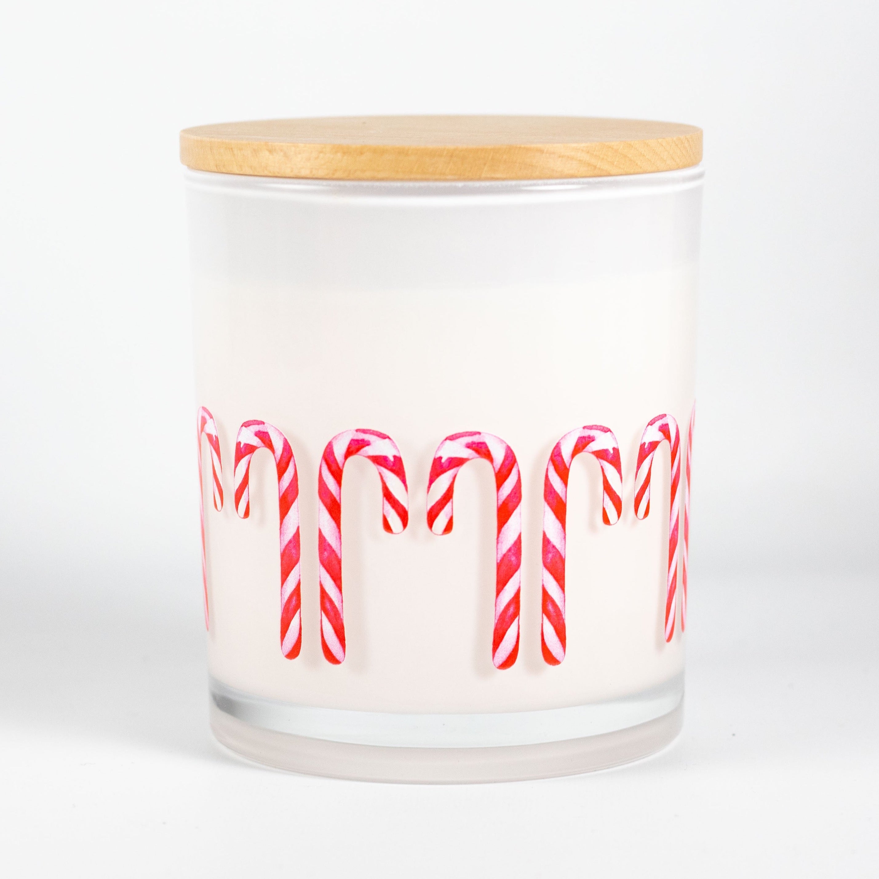 CANDY CANE WRAP CANDLE