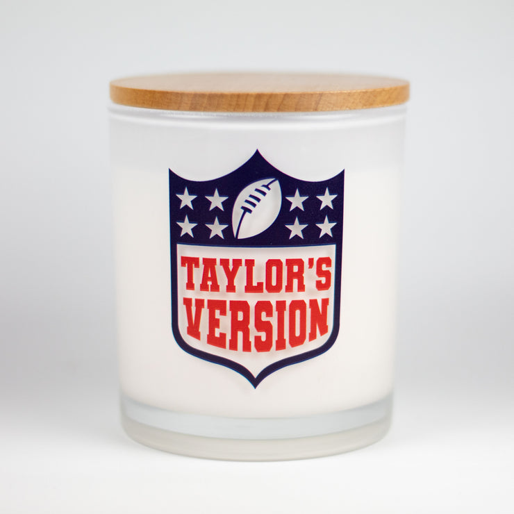 TAYLOR'S VERSION FOOTBALL CANDLE