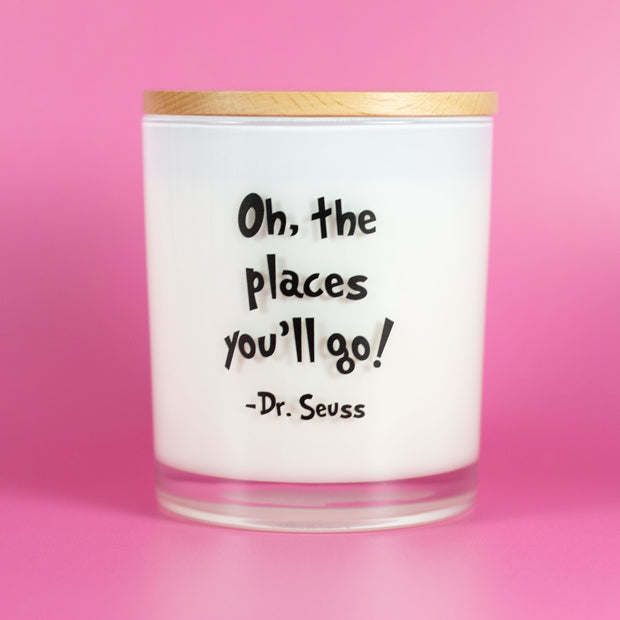 OH THE PLACES YOU WILL GO CANDLE