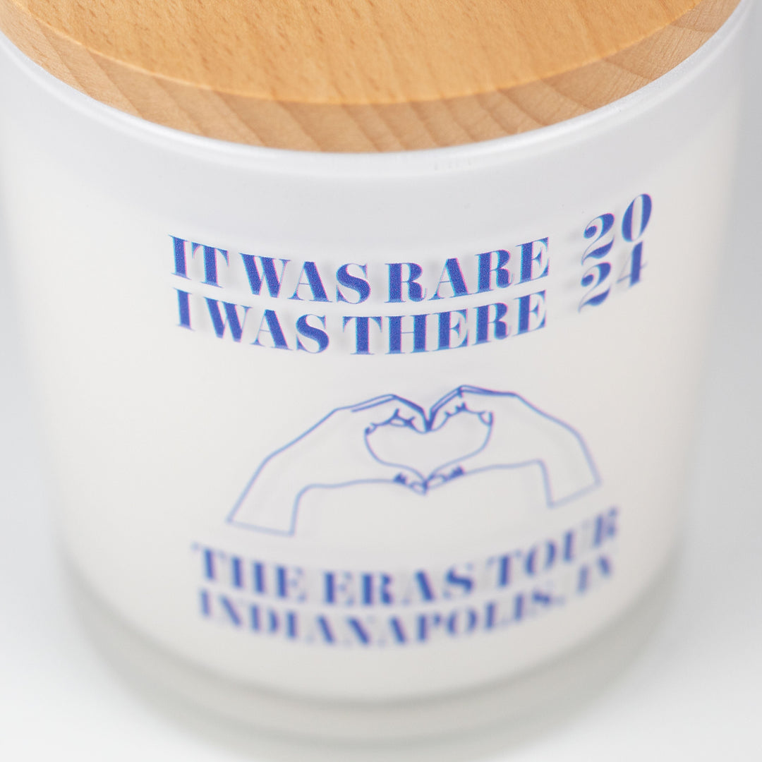 I WAS THERE INDIANAPOLIS TAYLOR SWIFT CANDLE