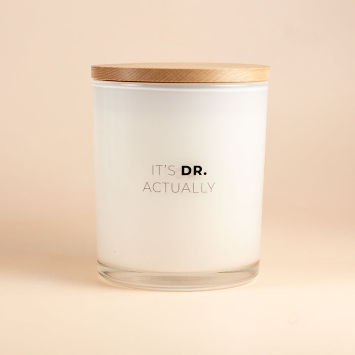 IT'S DR. ACTUALLY GRADUATION CANDLE