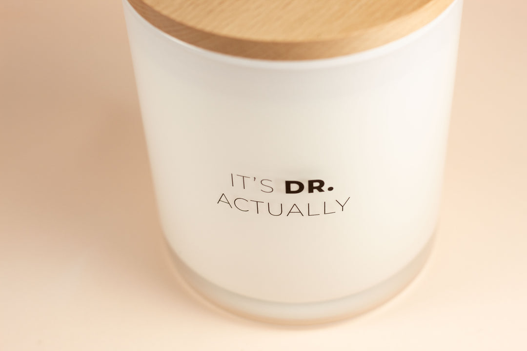 IT'S DR. ACTUALLY GRADUATION CANDLE
