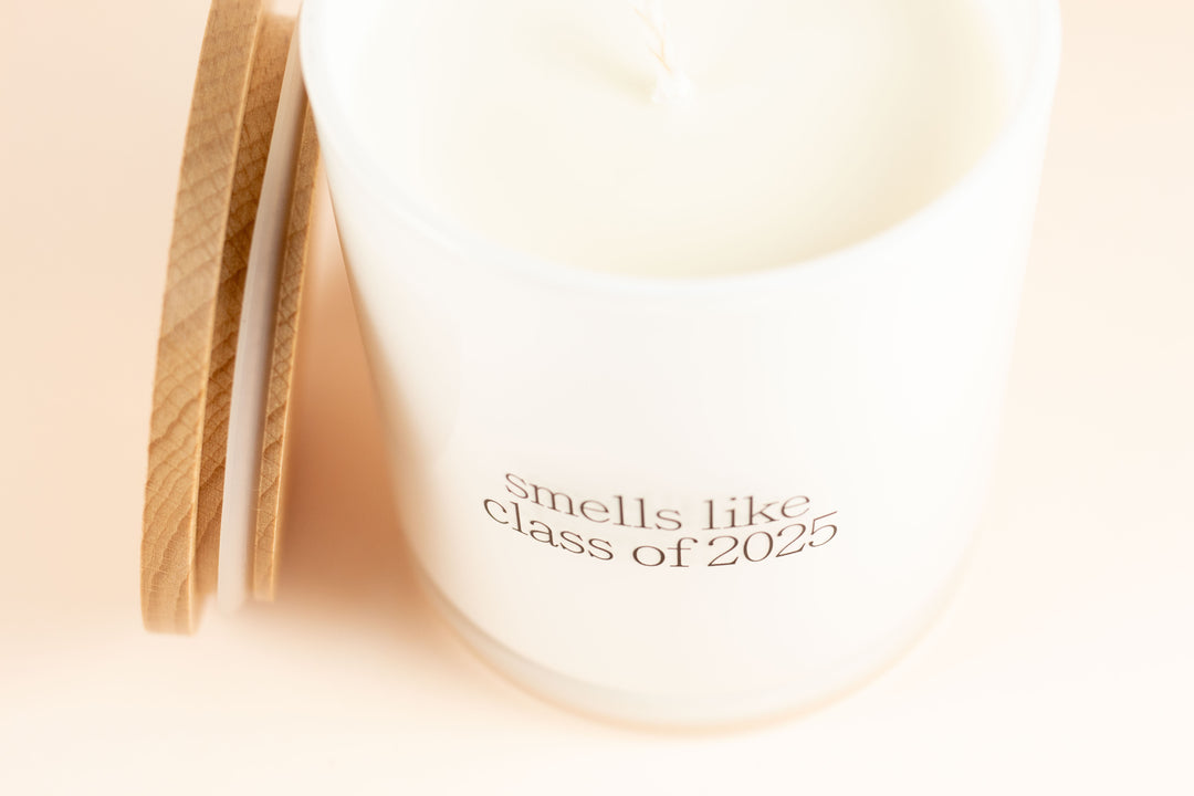 SMELLS LIKE CLASS OF 2025 GRADUATION CANDLE