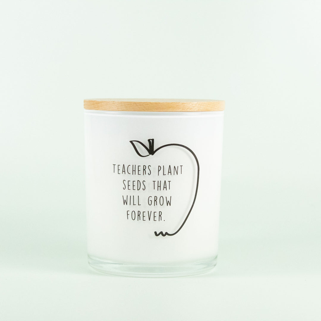 TEACHERS PLANT SEEDS CANDLE