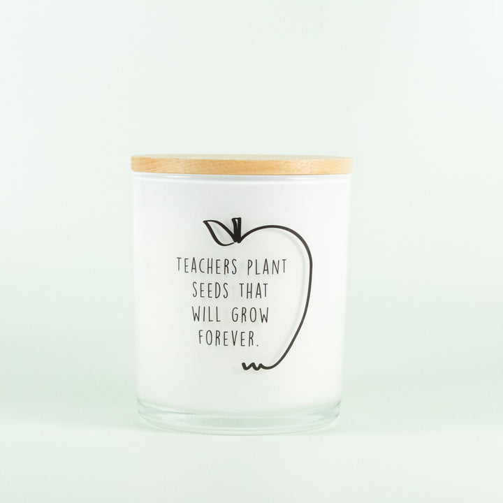 TEACHERS PLANT SEEDS CANDLE