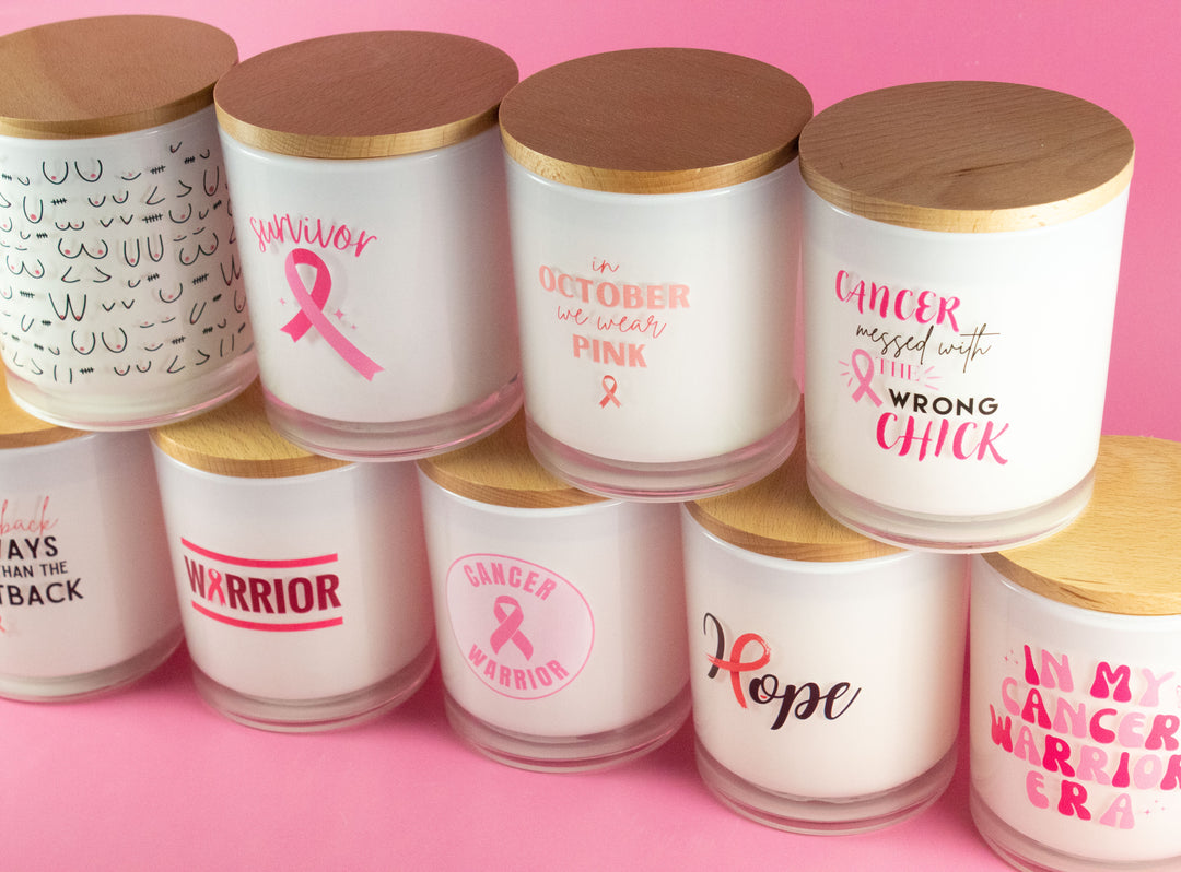 THE COMEBACK- BREAST CANCER CANDLE