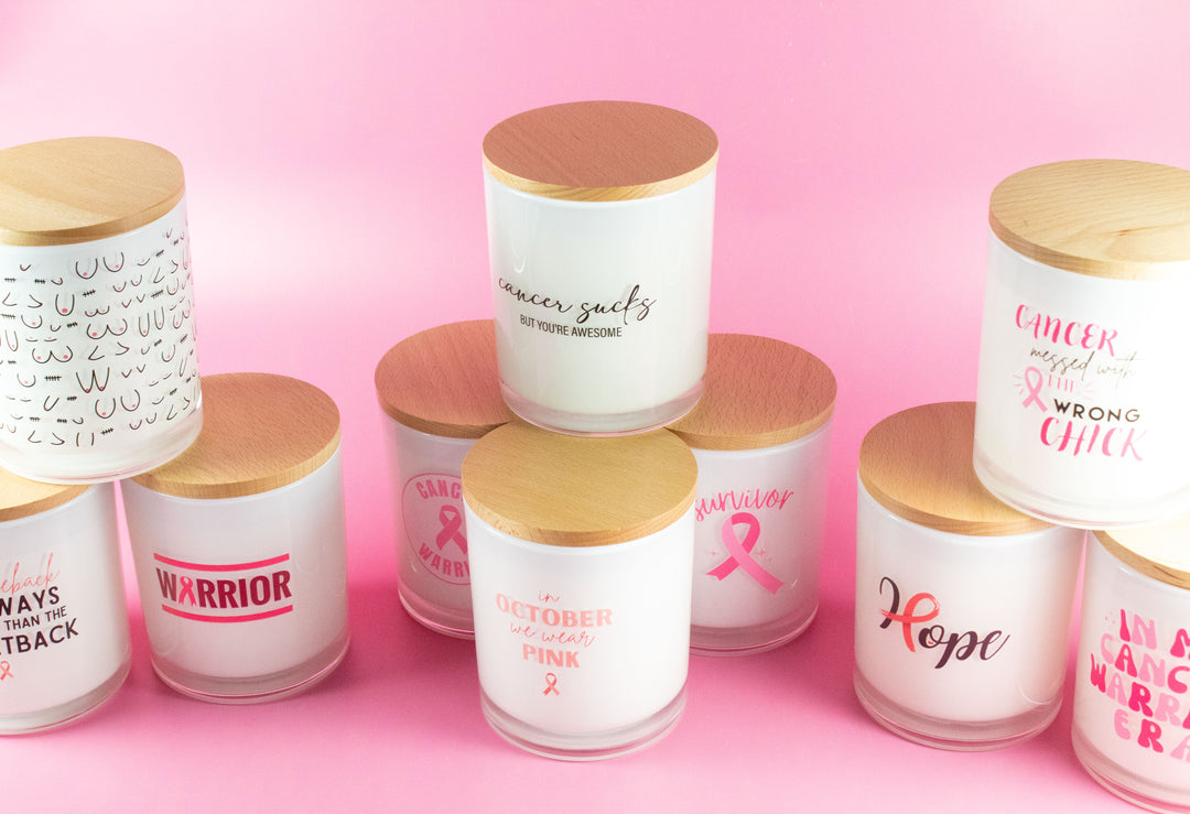 THE COMEBACK- BREAST CANCER CANDLE