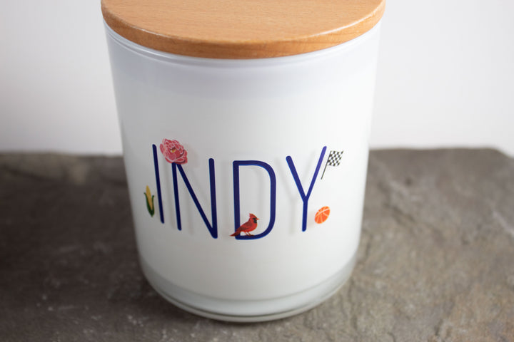INDY ICONS PRINTED CANDLE