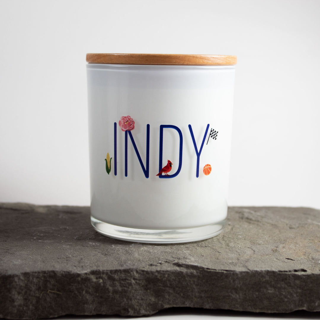 INDY ICONS PRINTED CANDLE