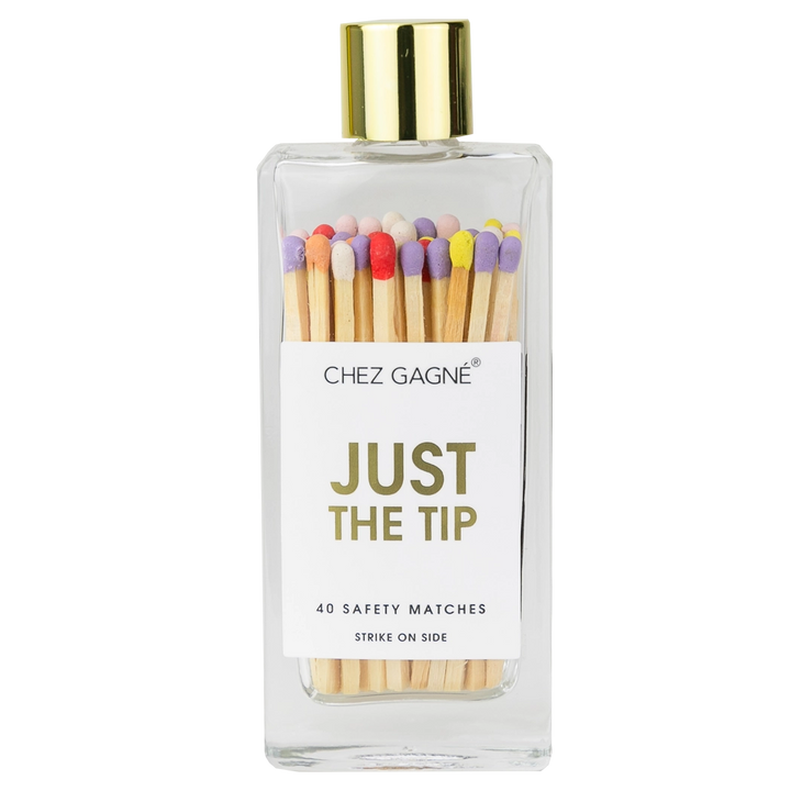 CHEZ GAGNE GLASS BOTTLE MATCHES