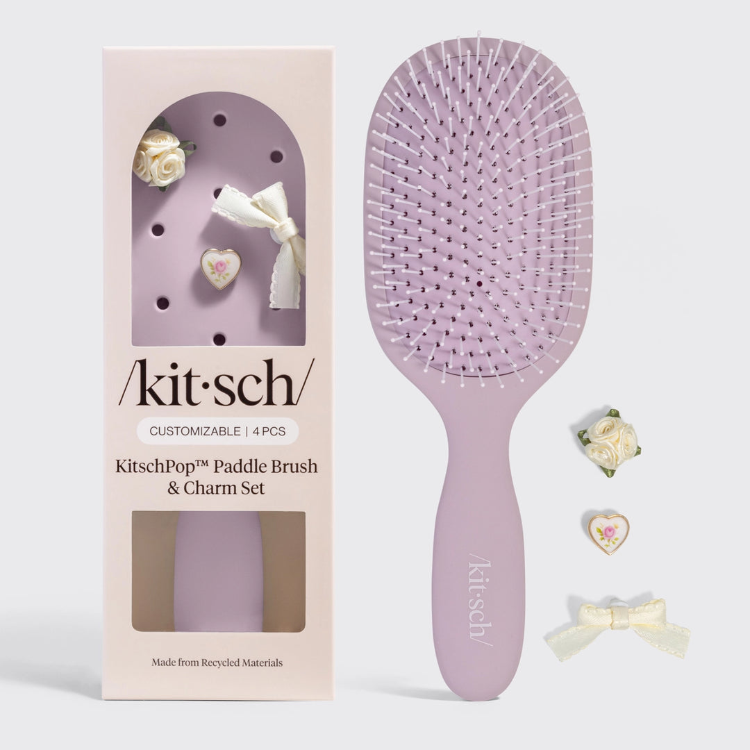 KITSCHPOP PADDLE BRUSH- SOFT VIOLET