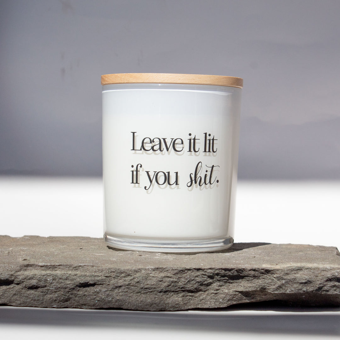 LEAVE IT LIT CANDLE