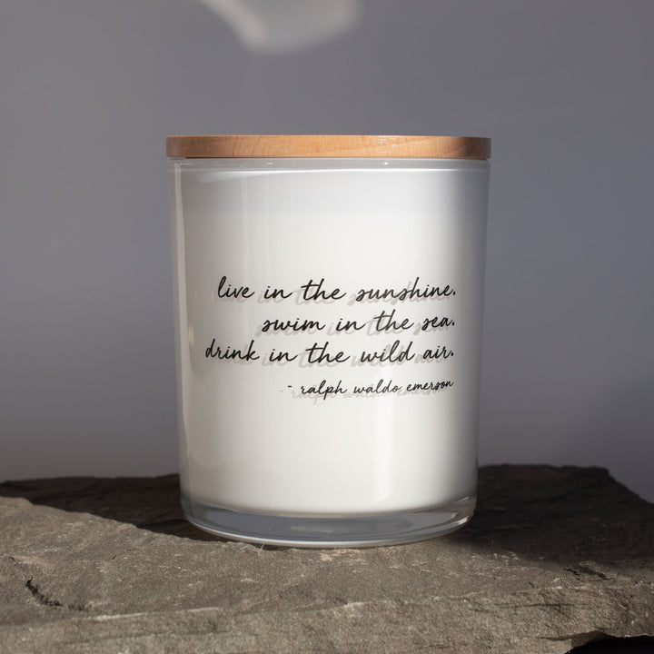 LIVE IN THE SUNSHINE CANDLE