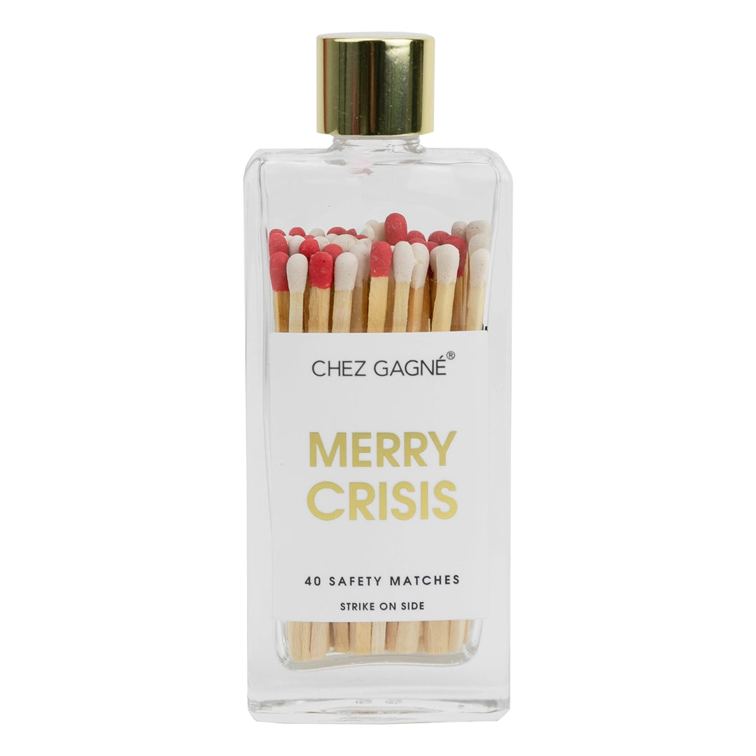 CHEZ GAGNE GLASS BOTTLE MATCHES