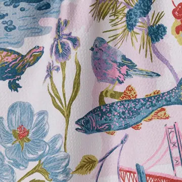 MICHIGAN GREETINGS TEA TOWEL