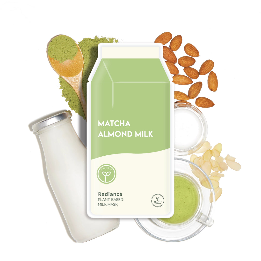 MATCHA ALMOND MILK RADIANCE SHEET MASK