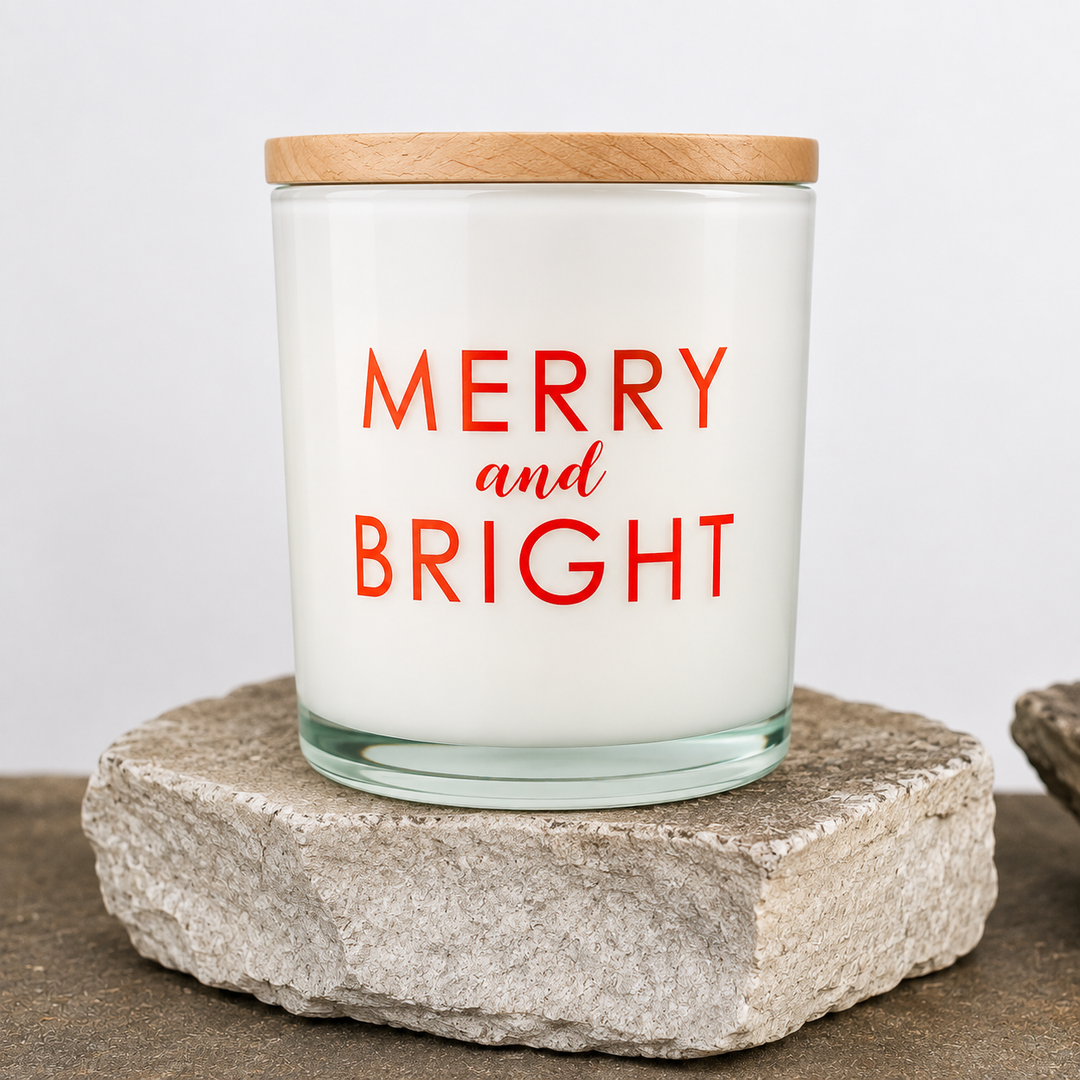 MERRY AND BRIGHT CANDLE
