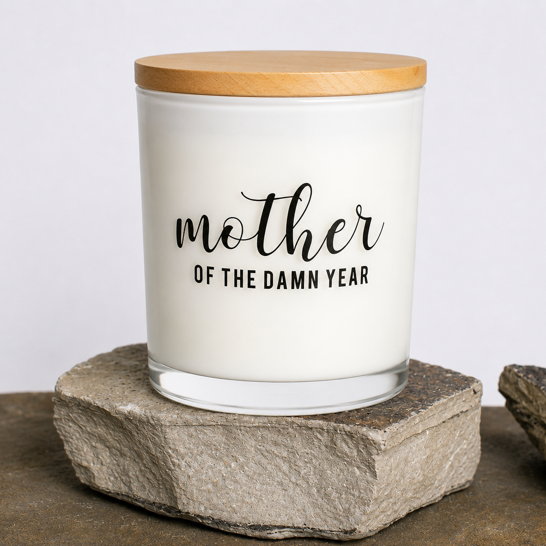 MOTHER OF THE DAMN YEAR CANDLE