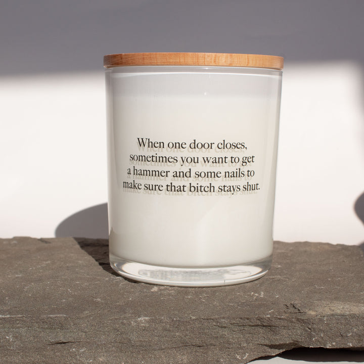 ONE DOOR CLOSES CANDLE