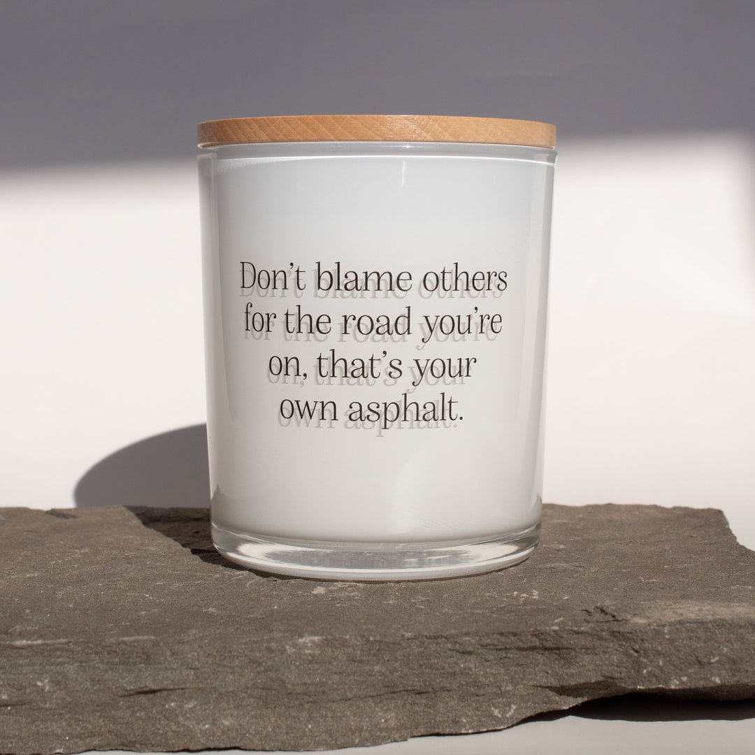 OWN ASPHALT CANDLE