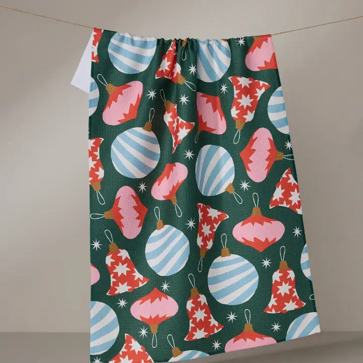 ORNAMENTS TEA TOWEL