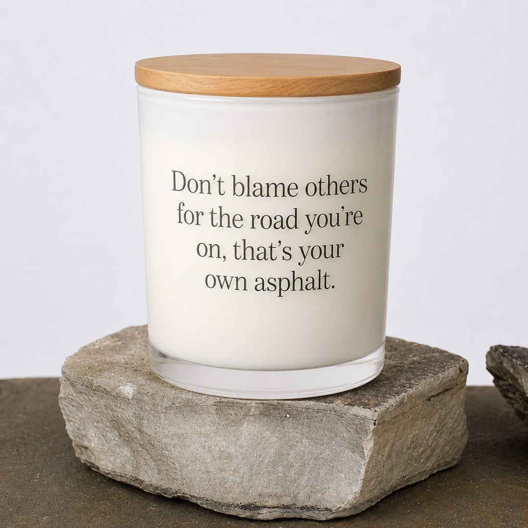 OWN ASPHALT CANDLE