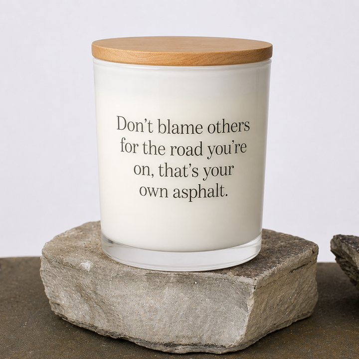 OWN ASPHALT CANDLE