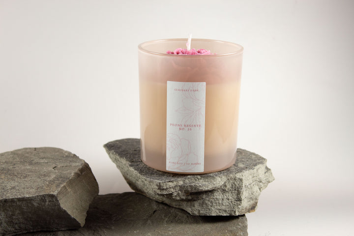 PEONY RESERVE CANDLE - SAND DUNE